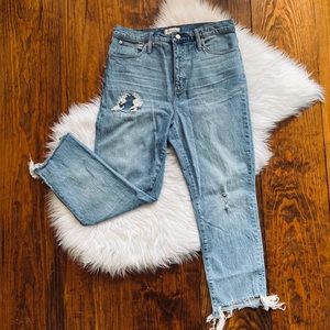 Madewell Classic Straight Jeans in Corrie Wash
